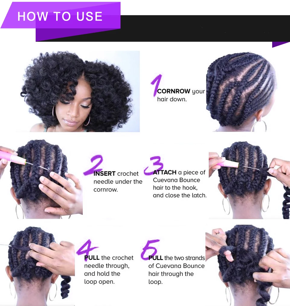 Роскошные для плетения скачущий палочка Curl отказов твист на крючках косички 8