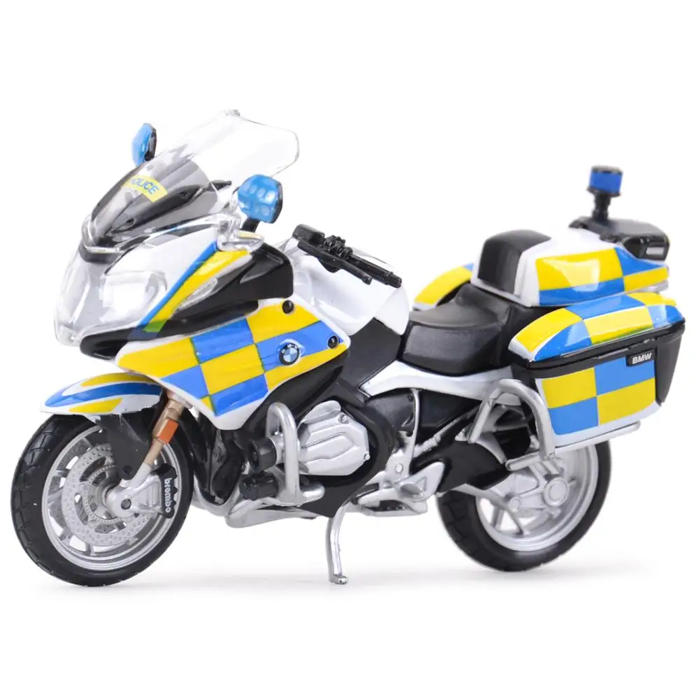 Maisto 1:18 BMW R1200 RT California Police Die Cast Vehicles Collectible Motorcycle Model Toys 2