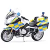 Maisto 1:18 BMW R1200 RT California Police Die Cast Vehicles Collectible Motorcycle Model Toys 2