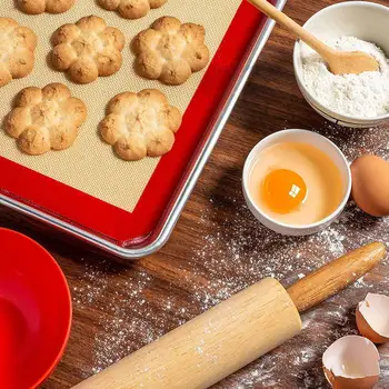 

42 * 30cm Non-stick Silicone Baking Mat Pad Multifunctional Cookie Tray Baking Baking For Cake Large Size Making Mat Tools I1H8