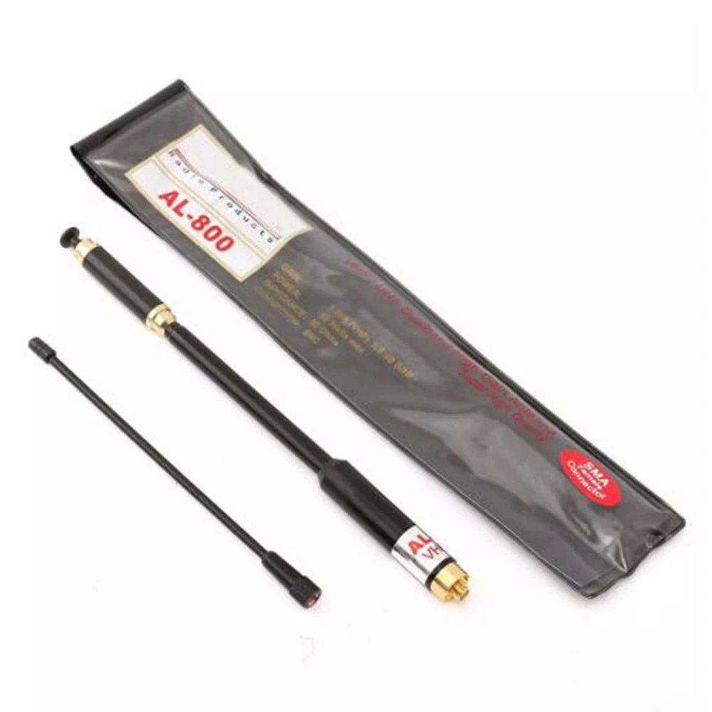 Home communication equipment VHF/UHF Dual Band High Gain Long Range Telescopic Antenna SMA-F Adjusted Antenna for UV-5R UV-B6 Home communication equipment VHF/UHF Dual Band High Gain Long Range Telescopic Antenna SMA-F Adjusted Antenna for UV-5R UV-B6