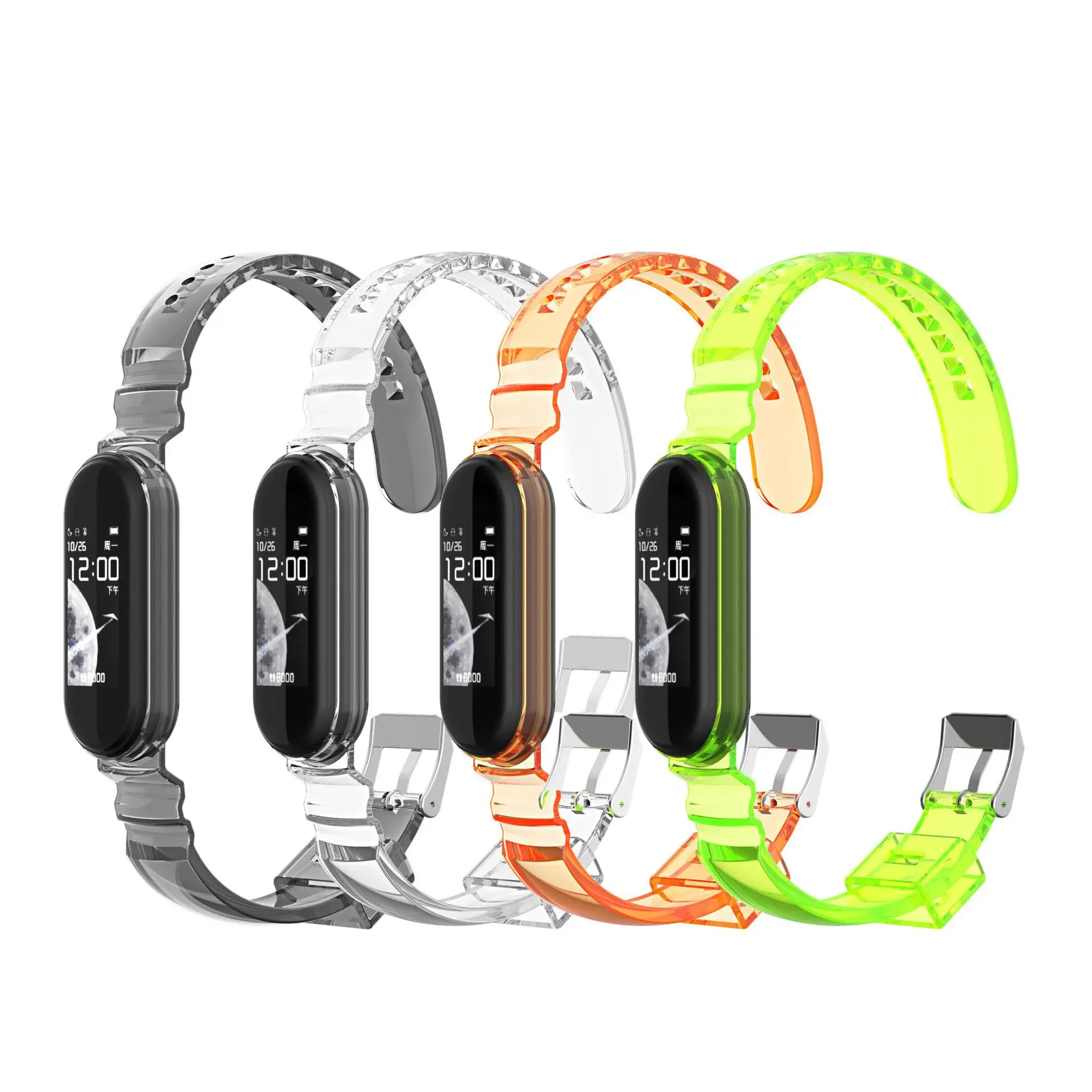 

Replacement Watchband For Xiaomi Mi Band 3 4 5 Strap Wristband Sports Bracelet Smart Watches Accessories Miband3 Miband4 Miband5