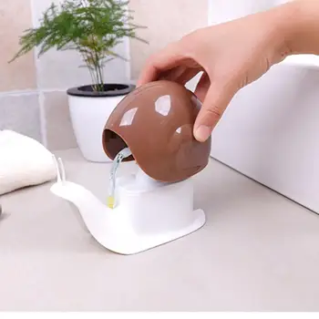 

Liquid Soap Dispensers Shampoo Press Durable Cartoon Snail Shape Shower Shampoo Dispensing Bottles Bathroom Accessories