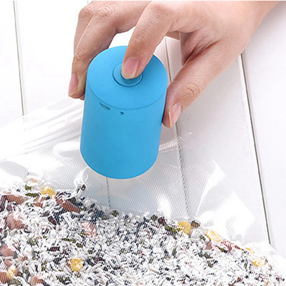 Mini Portable Bag Sealer Automatic Compression Vacuum Pump Sealing Machine Kitchen Storage Tools Fo