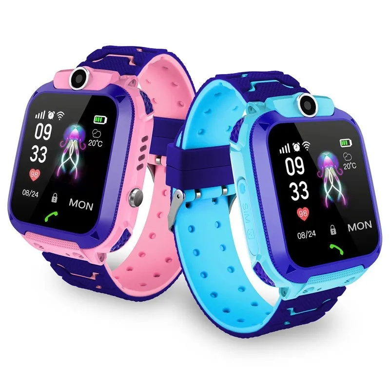 Kids Tracker Watch LBS Position Waterproof Camera Multifunction Digital IOS Android Phone Wristwatch Children Clock Gift Q12 enlarge