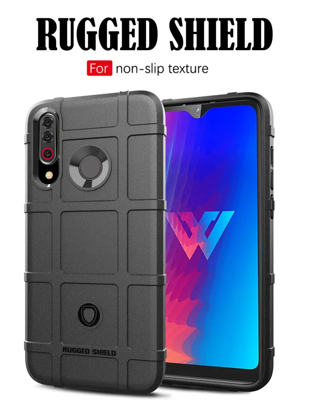 Противоударный чехол для LG W30 с защитой от царапин, углеродное волокно, чехол для телефона LG W30, 6,26 дюймов