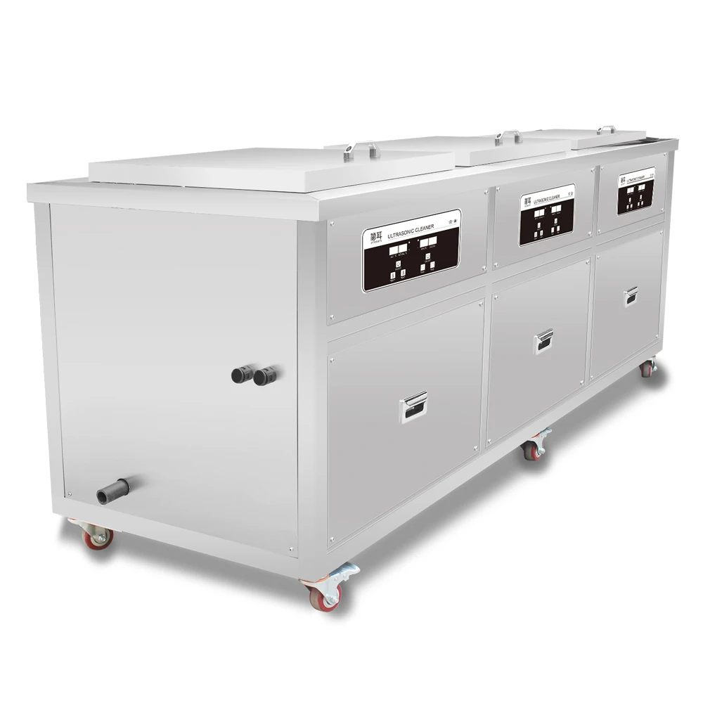 88l Three Groove Ultrasonic Cleaner Rinse Filtration Dry Degreaser