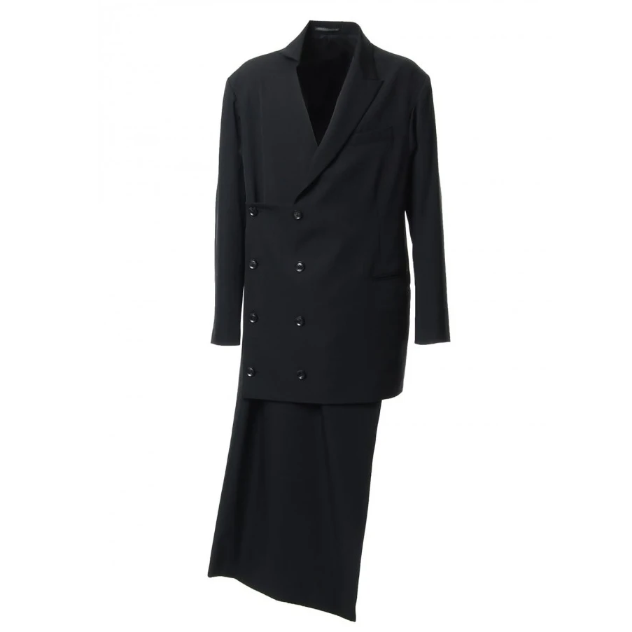 XS-6XL, новинка, мужская одежда GD hair stylist, современная мода, два способа ношения, шерстяной костюм-Тренч, пальто размера плюс, костюмы