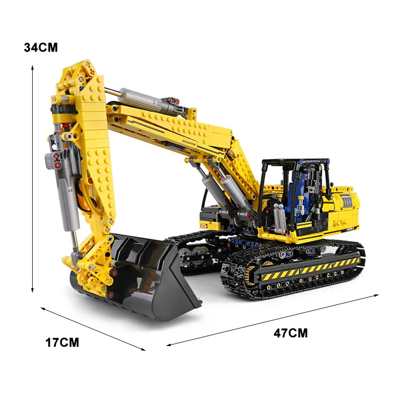 Technic Car 20007 Игрушки совместимы с Legoing 8043 моторизованный экскаватор игрушки модель