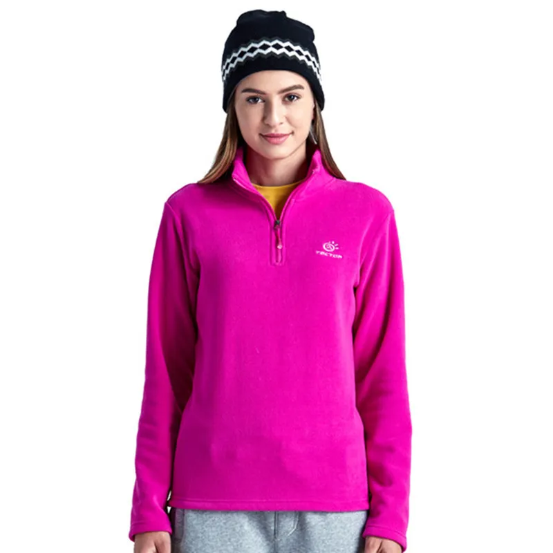 Мужская и Женская флисовая куртка Tectop ветрозащитная термокуртка для активного