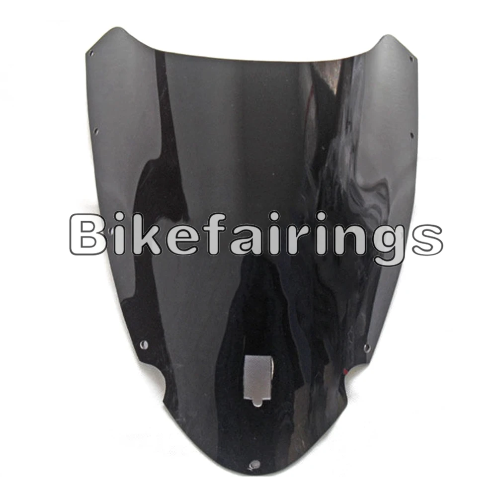 Black Sportbike Double Bubble Windscreen For Ducati 999 749 2003 2004 03 04 Motorbike Windshield Wind Screen - Цвет: Black