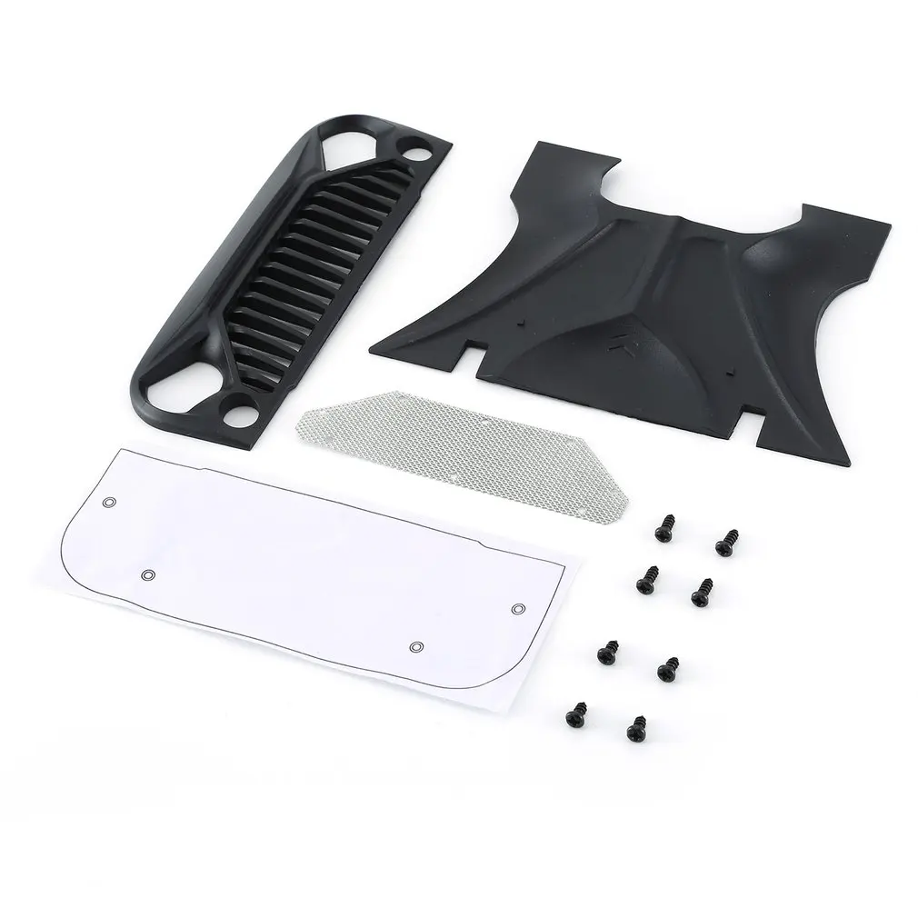 

Front Face for SCX10 Wrangler Engine Hood for SCX10 Jeep Wrangler Spare Parts Car Shell Body Installation