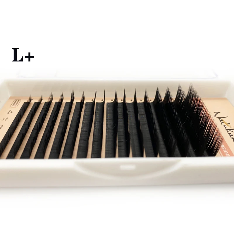 L / L+ / LC LD LU Curl False Eyelash Extensions Matte Black 8-15mm Mixed PBT Mink Eyelashes L M Shaped Lashes for Makeup eyelash extension eyelash extensions eyelash extension lashes fake eyelashes false eyelashes
