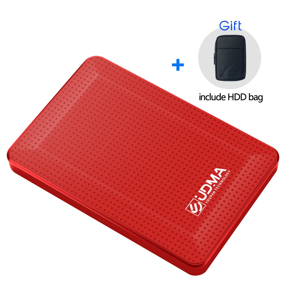 portable hard disk UDMA 2.5'' External Hard Drive Disk USB3.0 HDD 120G 160G 320G 500G 1TB 2TB HDD Storage for PC, Mac,TV include HDD bag gift external disk drive External Hard Drives