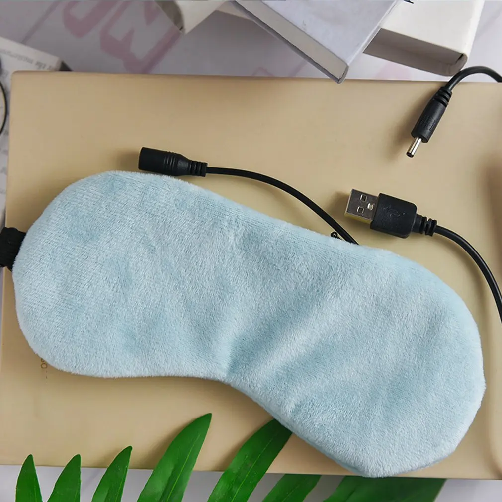 Usb Паровая маска для глаз горячий компресс Eyemask нагрев Eyemask тепловой щит для снятия усталости глаз ледяная маска