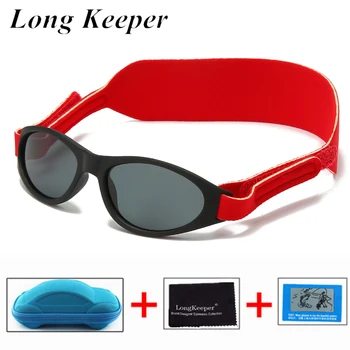 

Classic Kids Sunglasses Boys Polarized Sun Glasses Girls Cat Eye Glasses Protective Headband Children UV400 Goggles With Case