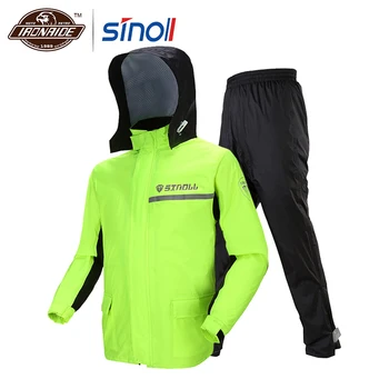 

Waterproof Raincoat+Rain Pants Poncho Motorcycle Rain Suit Motorcycle Rain Jacket Riding Motorbike Scooter Rain Coat
