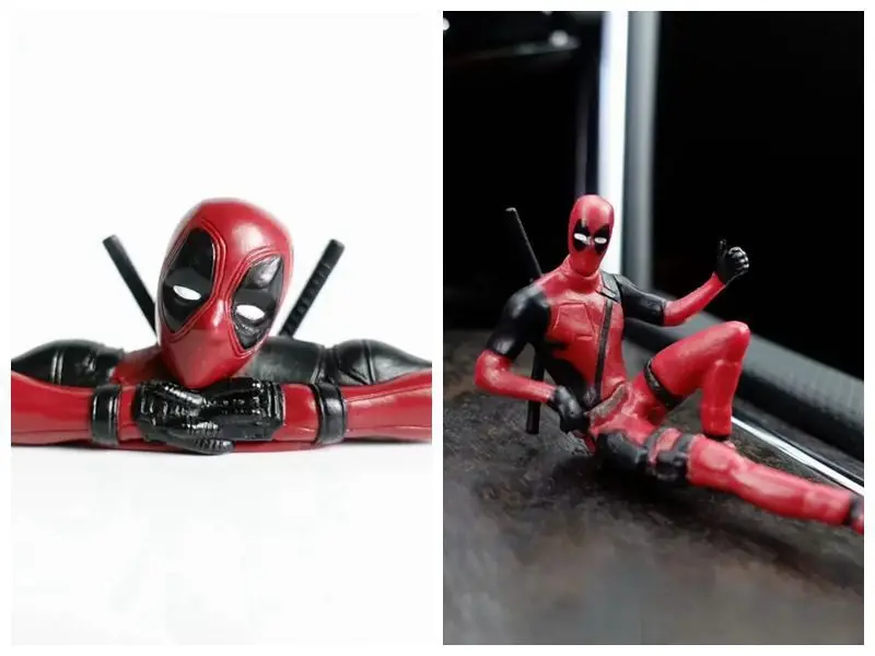 

X-Men Small Deadpool Point like Bust Deadpool Mini Car Desktop Boxed Decoration Garage Kit