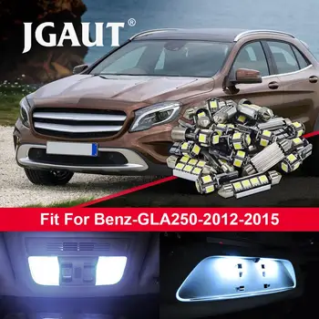 

JGAUT 10pcs Car LED Light Bulbs For Mer-cedes Be-nz GLA250 2012-2015 White Interior Package Kit Error Free Canbus