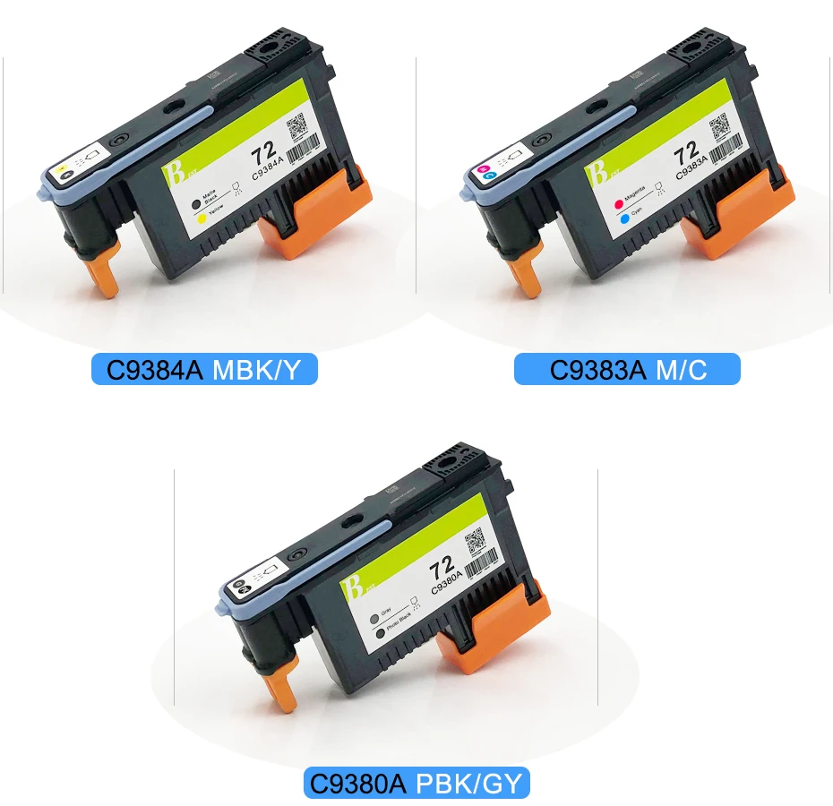 Compatibel voordeelset 6 stuks HP 72 (mat zwart, fotozwart, cyaan, magenta, geel, grijs, 6 x 130 ml, nieuwste chip Compatibel voordeelset 6 stuks HP 72 (mat zwart, fotozwart, cyaan, magenta, geel, grijs, 6 x 130 ml, nieuwste chip