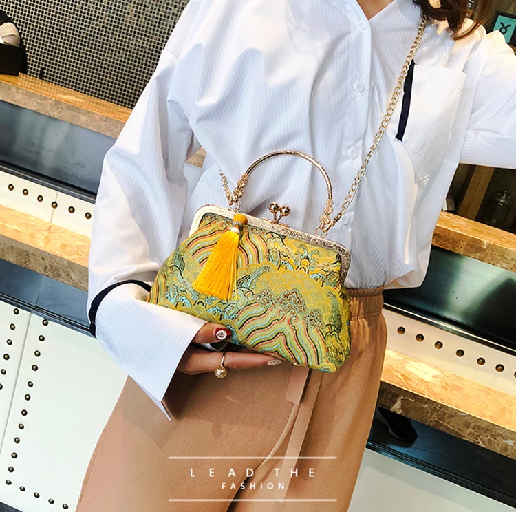 classic chic lady women's handbags purses chain shoulder crossbody bag women  (43)
