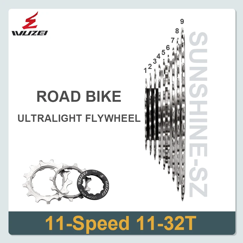 WUZEI SL CNC Road Bike 12/11S Ultralight Freewheel 11-28/32/34/36T
