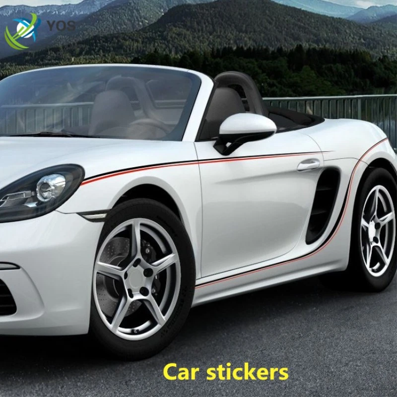 車のステッカーポルシェ718ボクスター911ボディ外装修正とカスタマイズ専用ファッションスポーツデカールフィルム 車のステッカー Aliexpress