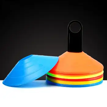 

50 Pack Soccer Cones Disc Cone Sets with Holder and Bag for Training