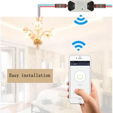 Home hardware wifi smart on-off device graffiti scheme smart remote switch mobile phone wireless control random stickers