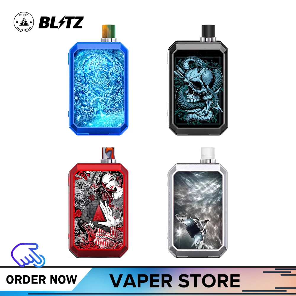 

Original Blitz Realm Vape Pod Kit 30W 1100mah Built-in 3.5ml Capacity 0.6ohm Electronic Cigarette VS Artery PALⅡPro KIT