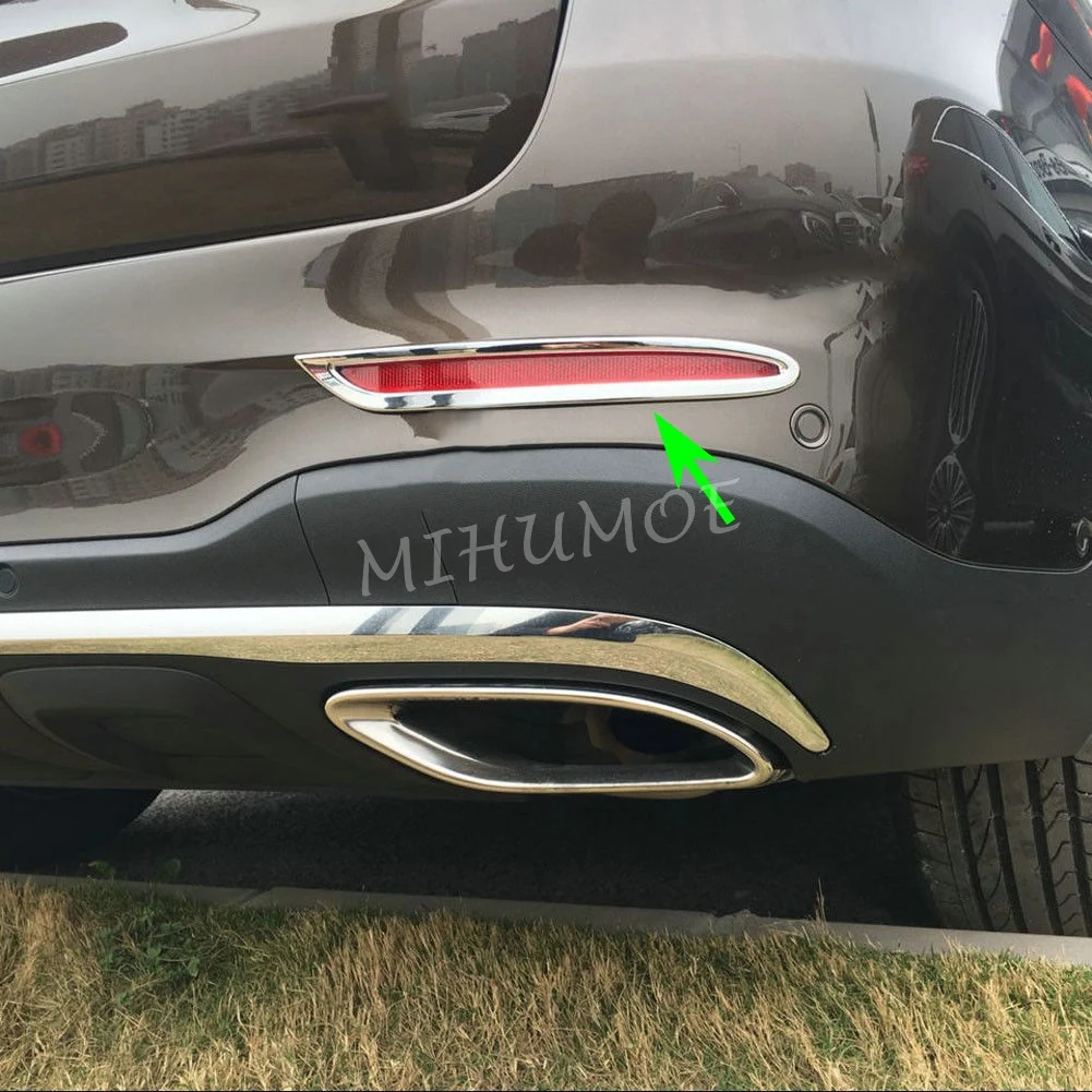 Для 2016 2017 2018 2019 2020 2021 Mercedes GLC X253 ABS Хромированная накладка на автомобиль лампа