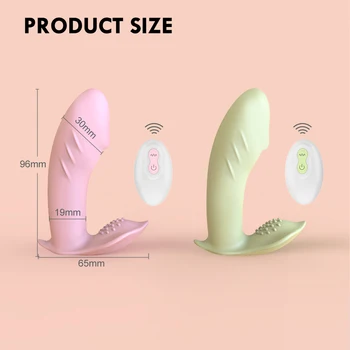 Wearable Butterfly Dildo Vibrator Adult Sex Toys for Women G Spot Clitoris Stimulator Wireless Remote Control Vibrator Panties 5