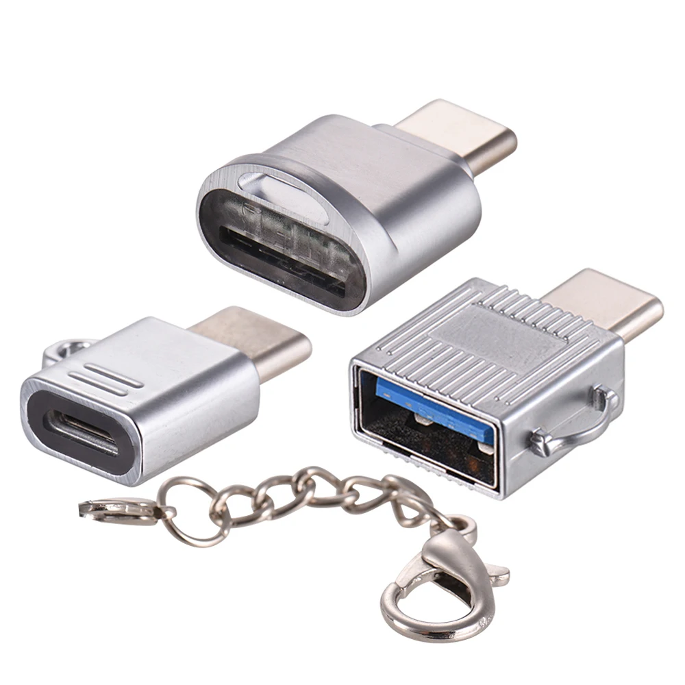 Адаптер типа C к Micro USB type-C Micro USB/type C к USB 3,0 OTG адаптер/type-C конвертер с TF SD карт памяти