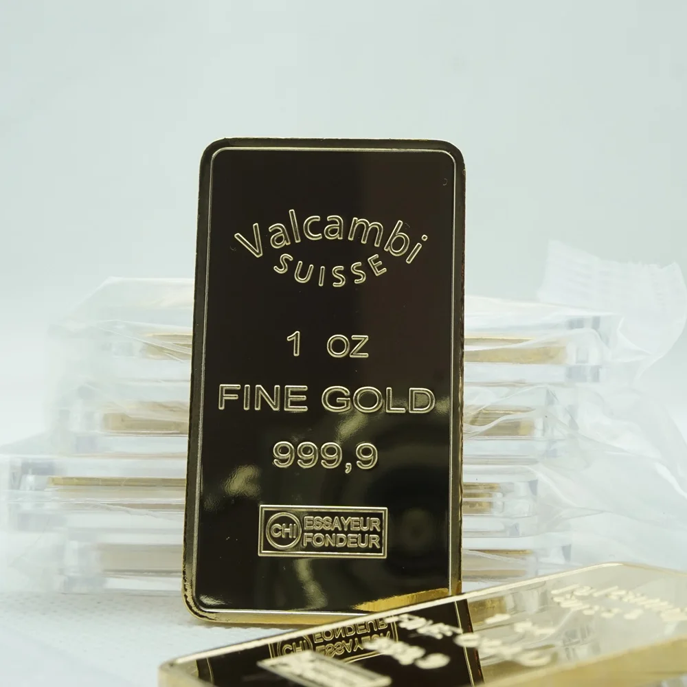 

10PCS 24k Gold Plated CREDIT Layered Bullion Bar Switzerland Credit Bullion Bar Art Gold coin Business Gift Collect