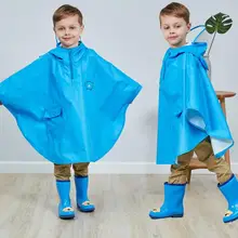 Детский дождевик с объемным рисунком; плащ-дождевик; детский плащ-дождевик с высокой плотностью; водонепроницаемый и ветрозащитный детский дождевик
