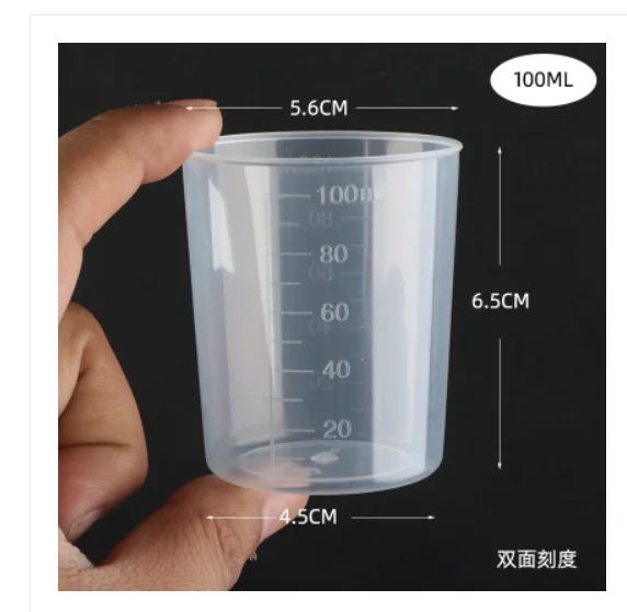 1-5pcs Plastic Graduated Measuring Cup Liquid Container Epoxy Resin  Silicone Making Tool Transparent Mixing Cup Tools 50-1000ml - AliExpress