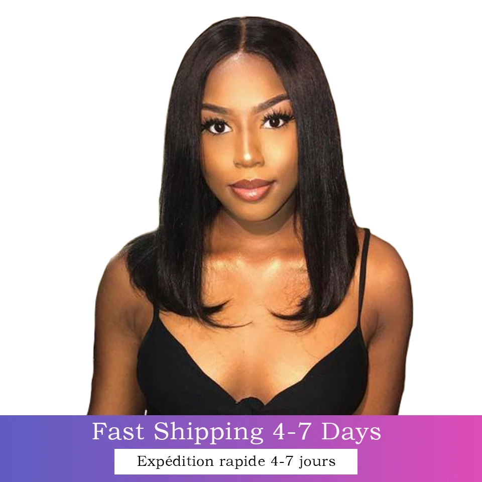 4×4 Lace Closure Part Wig Natural Color Long Wigs Straight Wave Lace Frontal Wigs