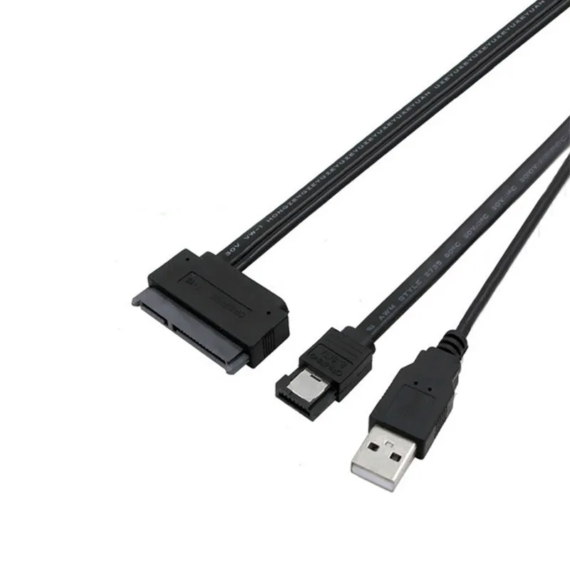 5 шт. eSATA USB кабель жесткого диска диск SATA 22pin к с питанием от адаптер для 2 &quotHDD| |