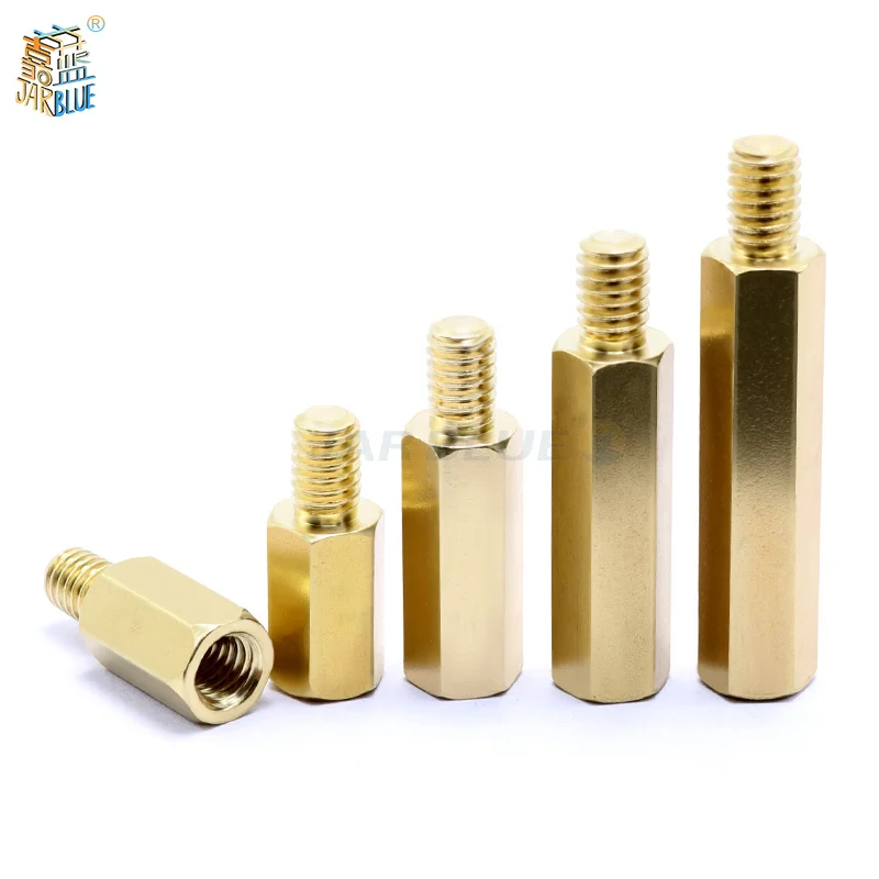 Hex Nut Spacing Screw Brass Threaded Pillar PCB Motherboard Standoff Spacer Kit 180Pcs/set M2*L+3mm M2.5/M3*L+6mm pcb screw spacer brass standoff spacer aluminum standoff spacer screw and nut kit computer screw kit
