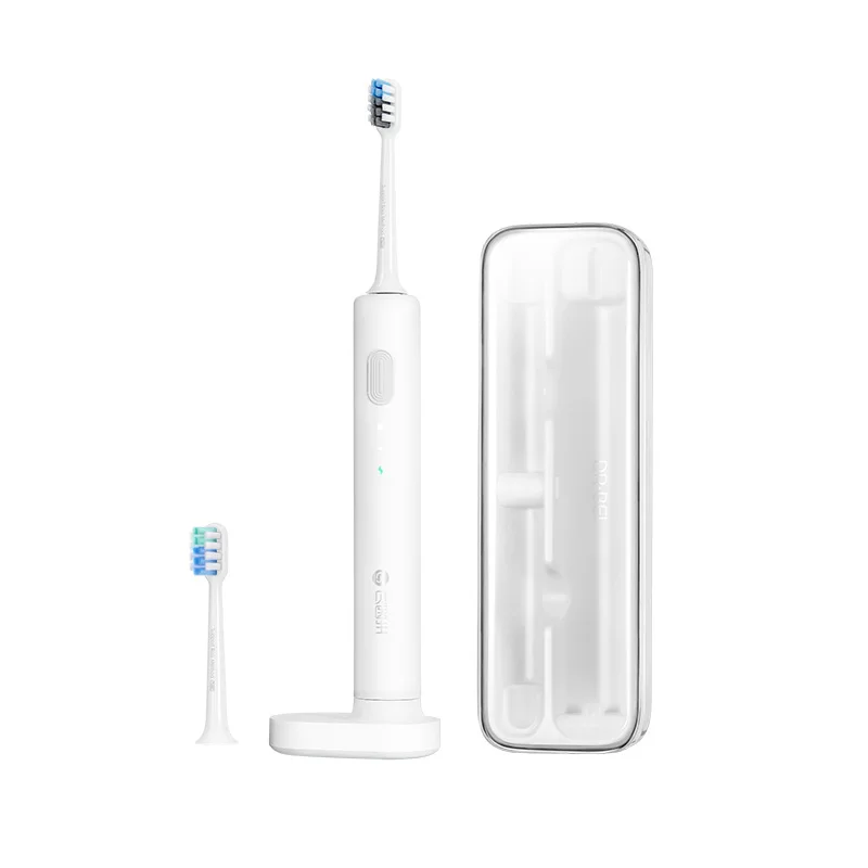 White Xiaomi Mijia BET-C01 Водонепроницаемая беспроводная звуковая электрическая зубная щетка портативная перезаряжаемая звуковая зубная щетка Ультра звуковая зубная щетка - Цвет: White