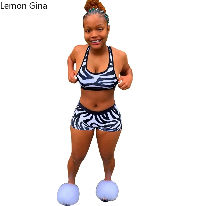 Женский спортивный костюм-двойка Lemon Gina летний комплект из двух предметов с