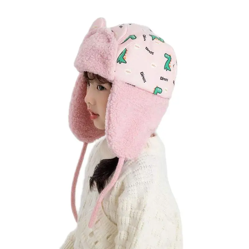 

Шапка-бомбер Doitbest для мальчиков и девочек от 2 до 5 лет, зимняя вязаная шапка с вышитой короной, детские шапки с ушами для девочек