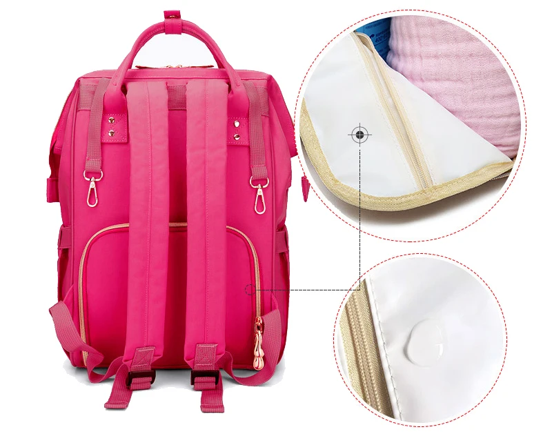 USB сумки для подгузников большая емкость сумка для беременных водонепроницаемая сумка для коляски для мам независимая сумка 3 сложения подгузников