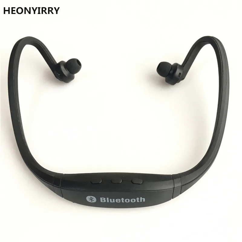 S9 Bluetooth гарнитура шейные беспроводные наушники спортивные портативные SD/TF карта