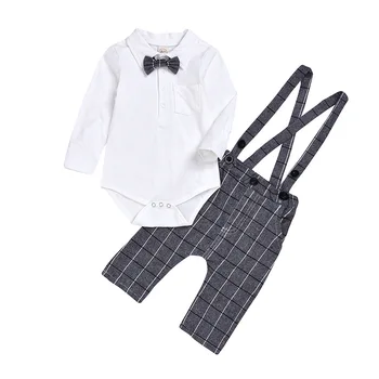 

Toddler Children Clothes Suits Baby Clothing Boy Sets Shirt+Pants 2pcs 2020 Autumn Gentleman Style Kids clothes Infant Costume