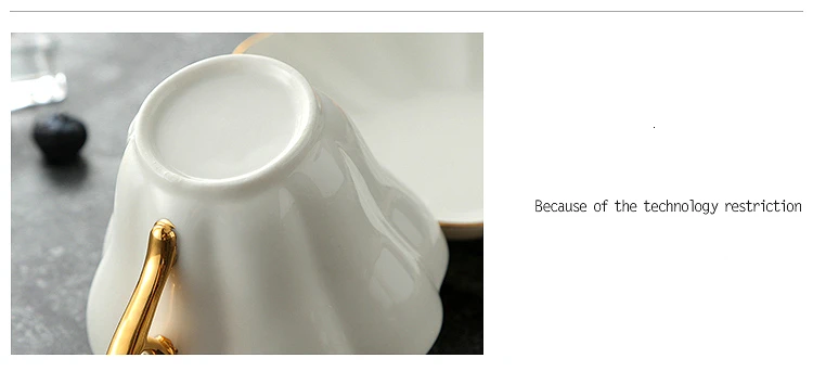 INS со вкусом цветок лотоса лепесток моделирование кофейная чашка блюдце наборы чайная ложка послеобеденный костяной фарфор контур в золотом чашке поднос