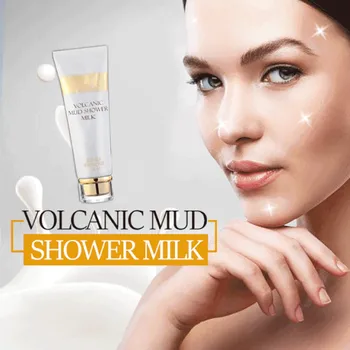 

Volcanic Mud Shower Gel Whole Body Wash Fast Whitening Deep Clean Skin 150ML Moisturizing Exfoliating Body Care