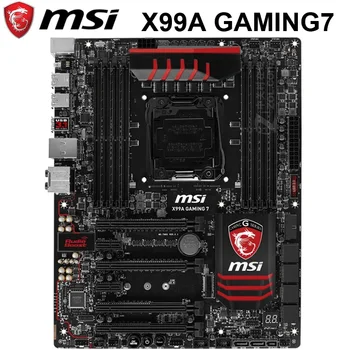

MSI X99A GAMING 7 Motherboard Intel X99 LGA 2011-V3 DDR4 128GB PCI-E 3.0 USB3.0 M.2 Desktop MSI X99 Mainboard X99 LGA 2011-V3