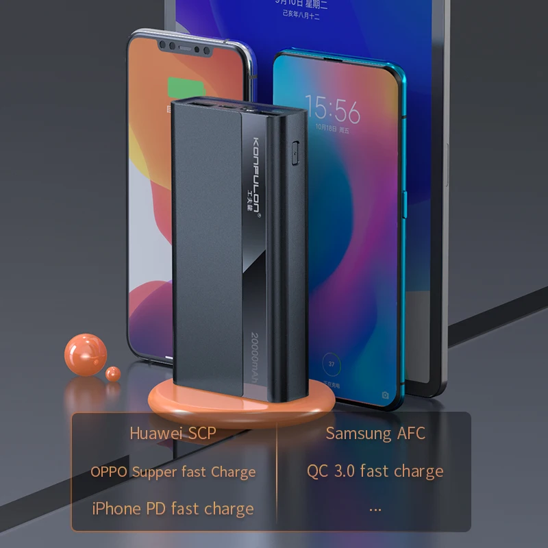 20000 мАч быстрой зарядки Power Bank 22 5 Вт блок питания для Vivo PD QC3.0 быстрое зарядное