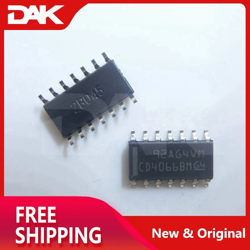 10 шт. CD4066BM96 CMOS QUAD Двусторонний переключатель IC чип SOP14
